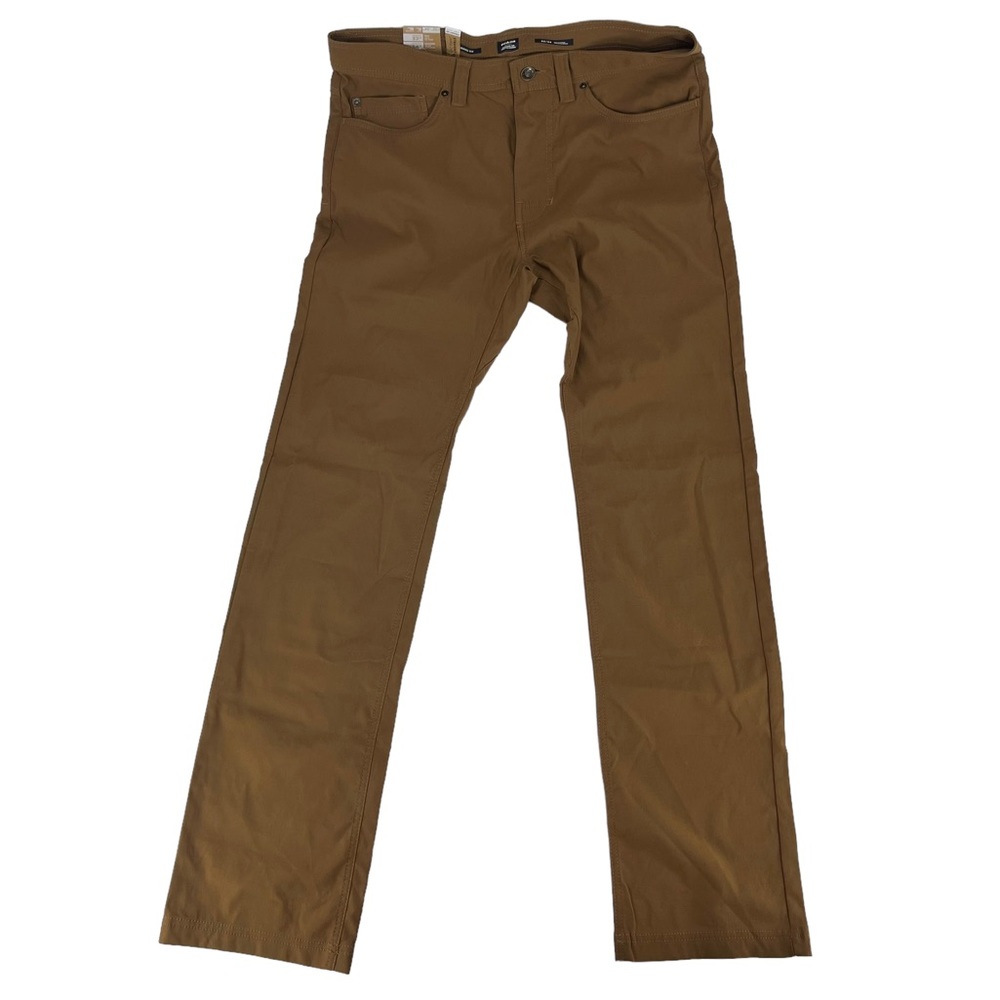 Prana Pants Mens 32x34 Tan Straight Leg Performance Outdoor Hiking Standard Fit